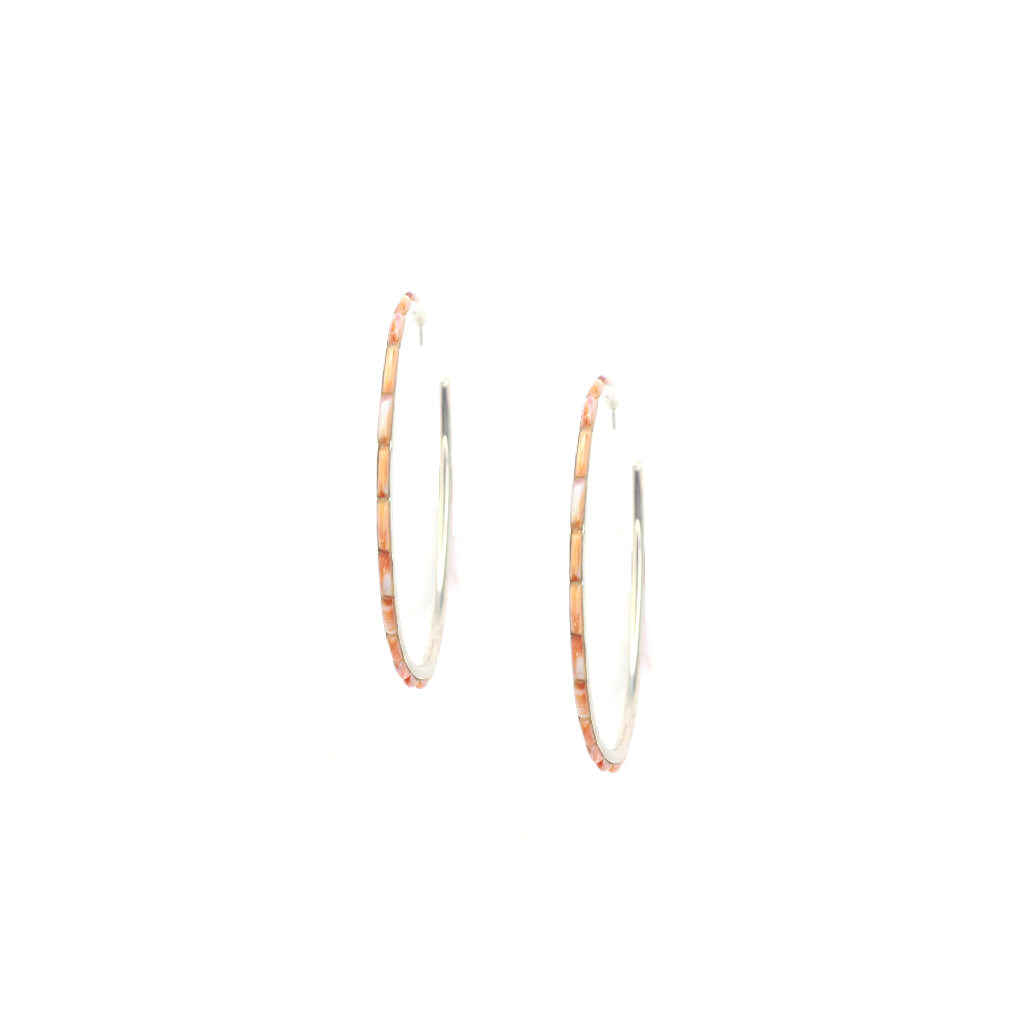 2" Orange Spiny Hoops