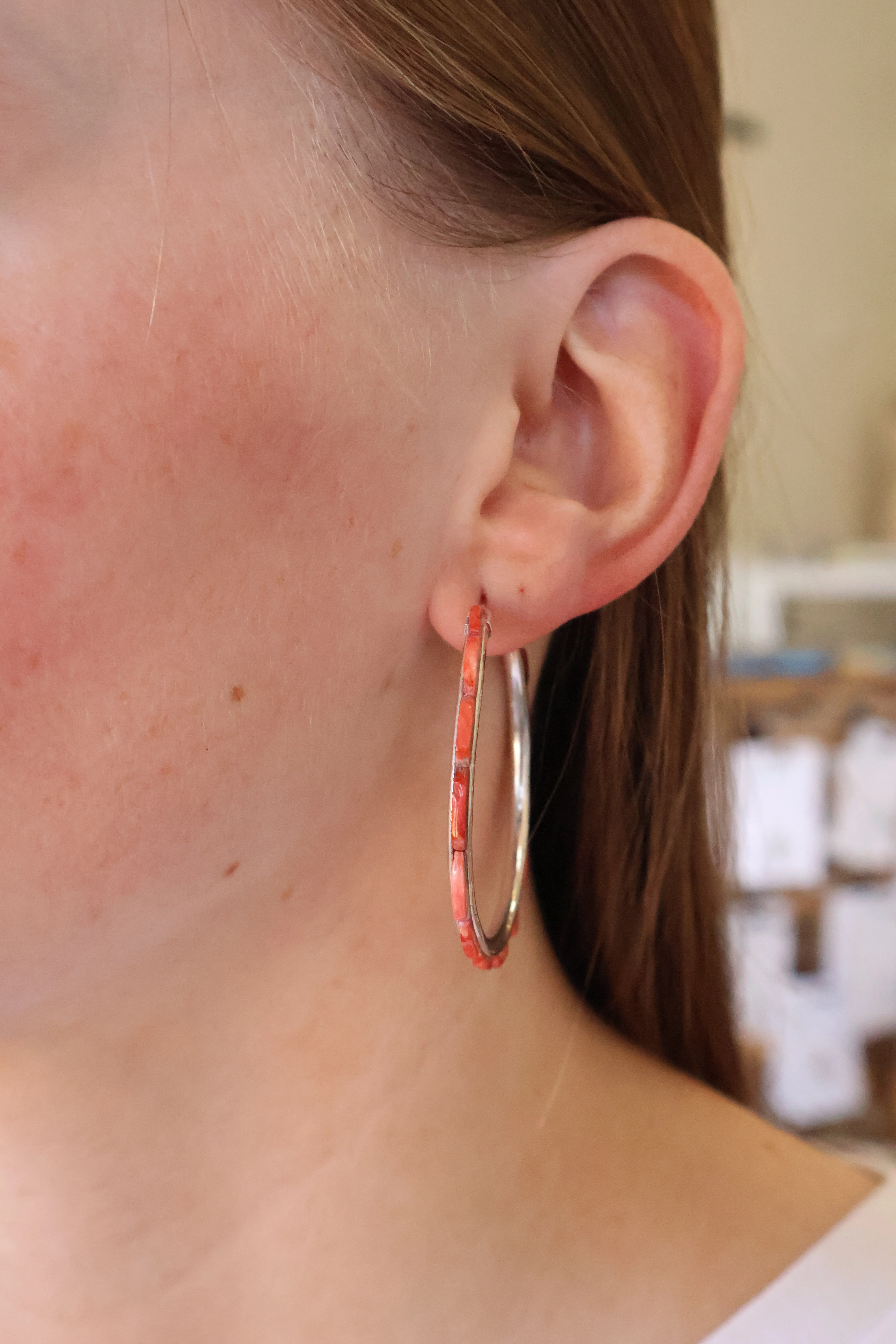 2"  Red Spiny Hoops - Image 2