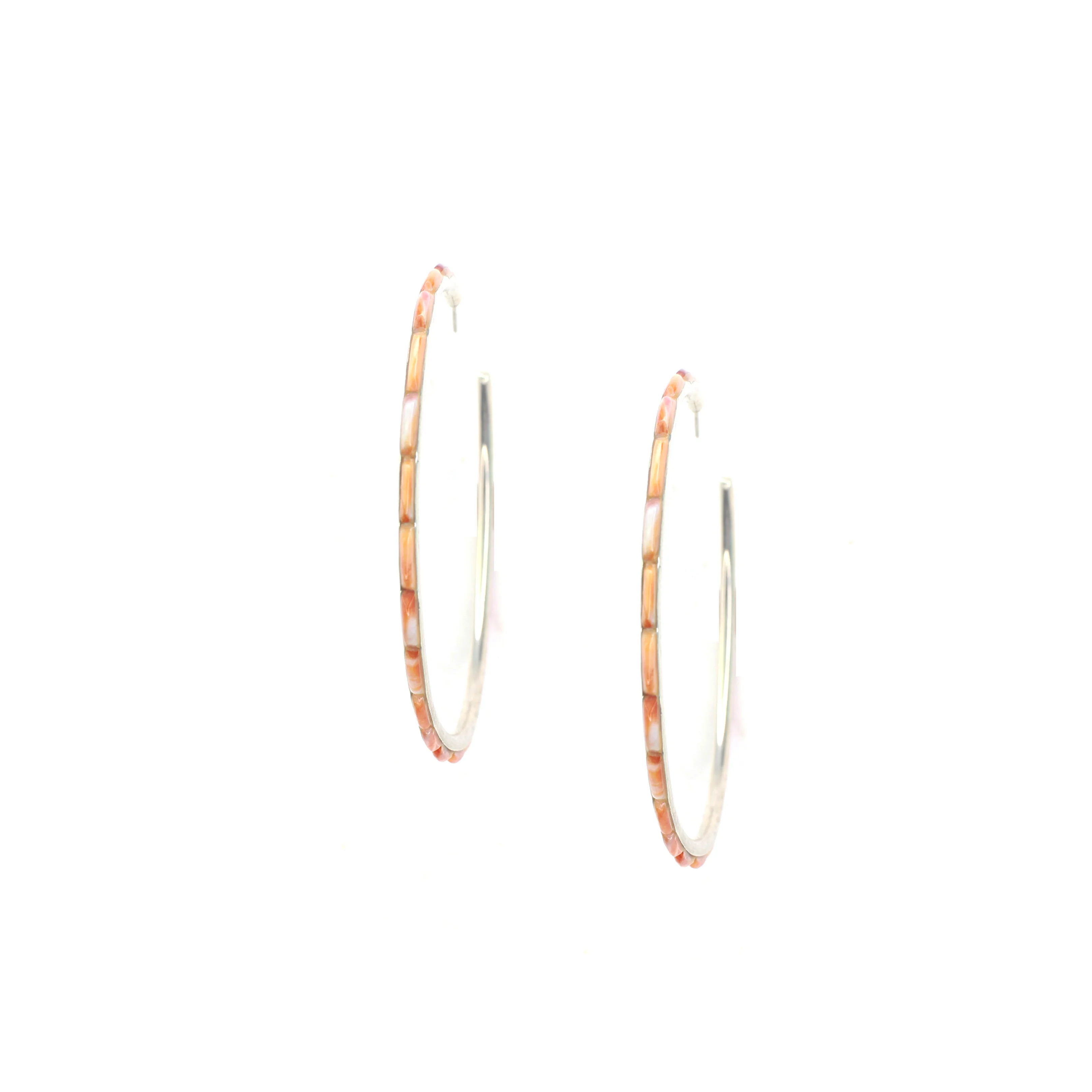 2 1/4" Orange Spiny Hoops