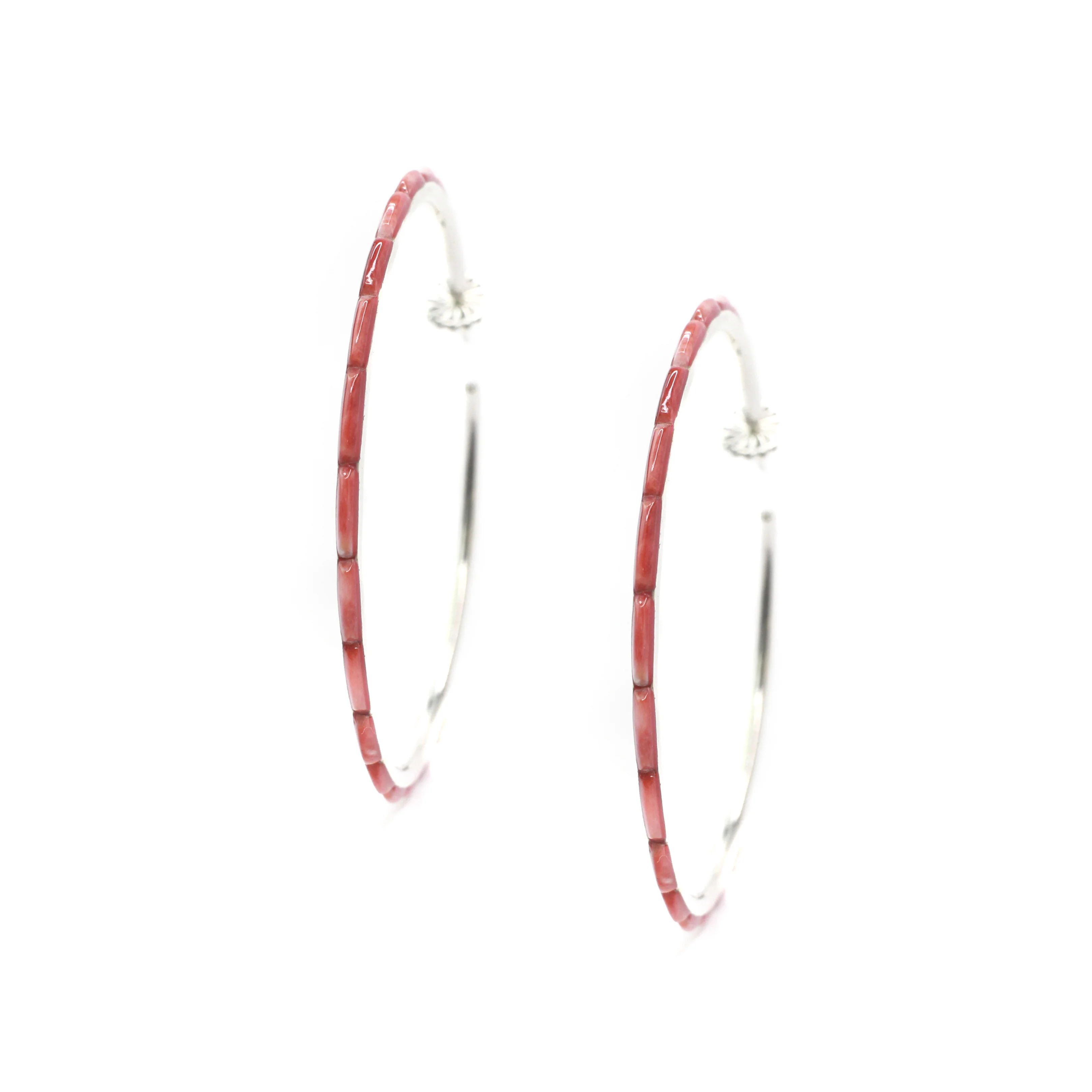 3" Red Spiny Oyster Hoops