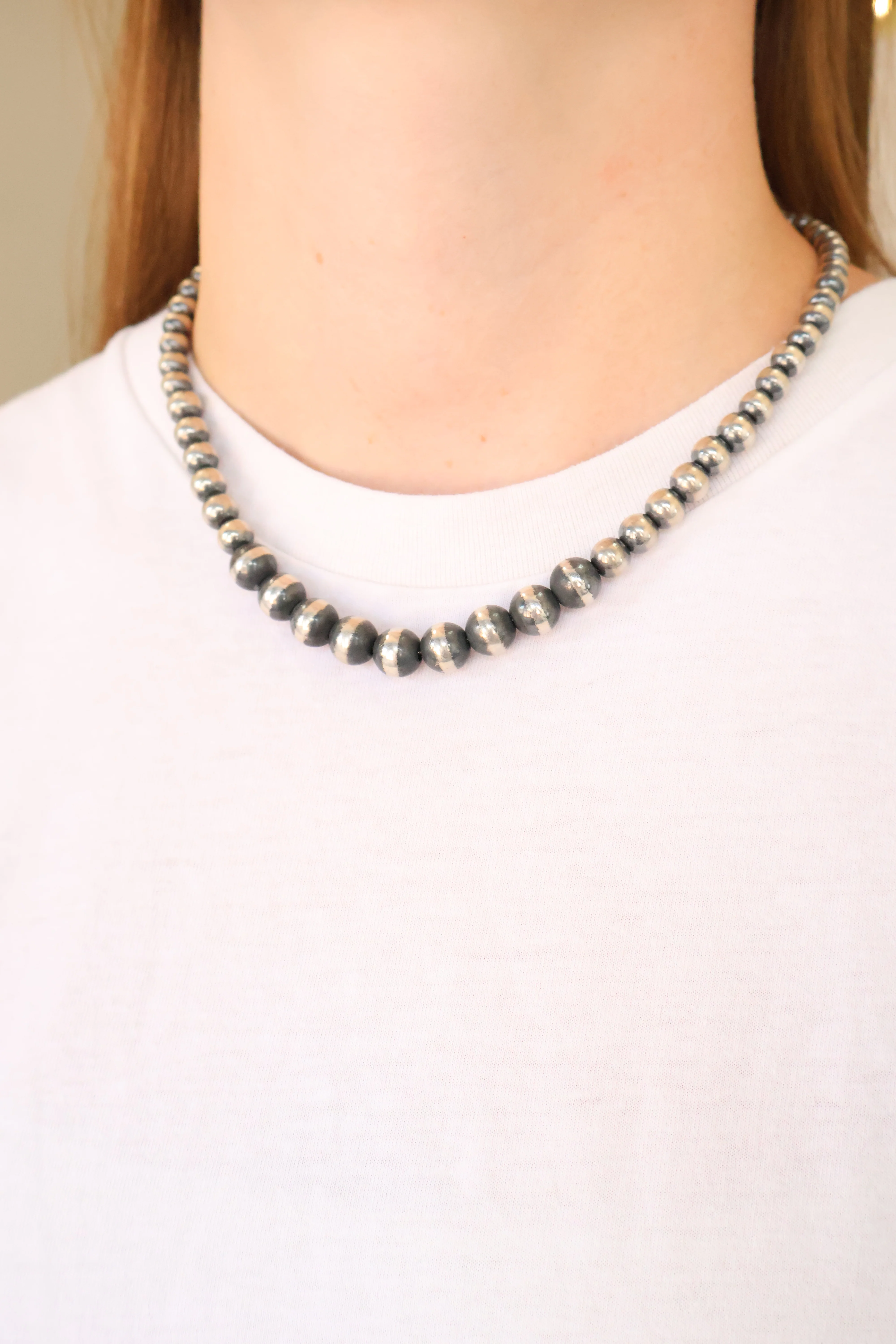 4mm-10mm Graduated Navajo Pearls - Image 3