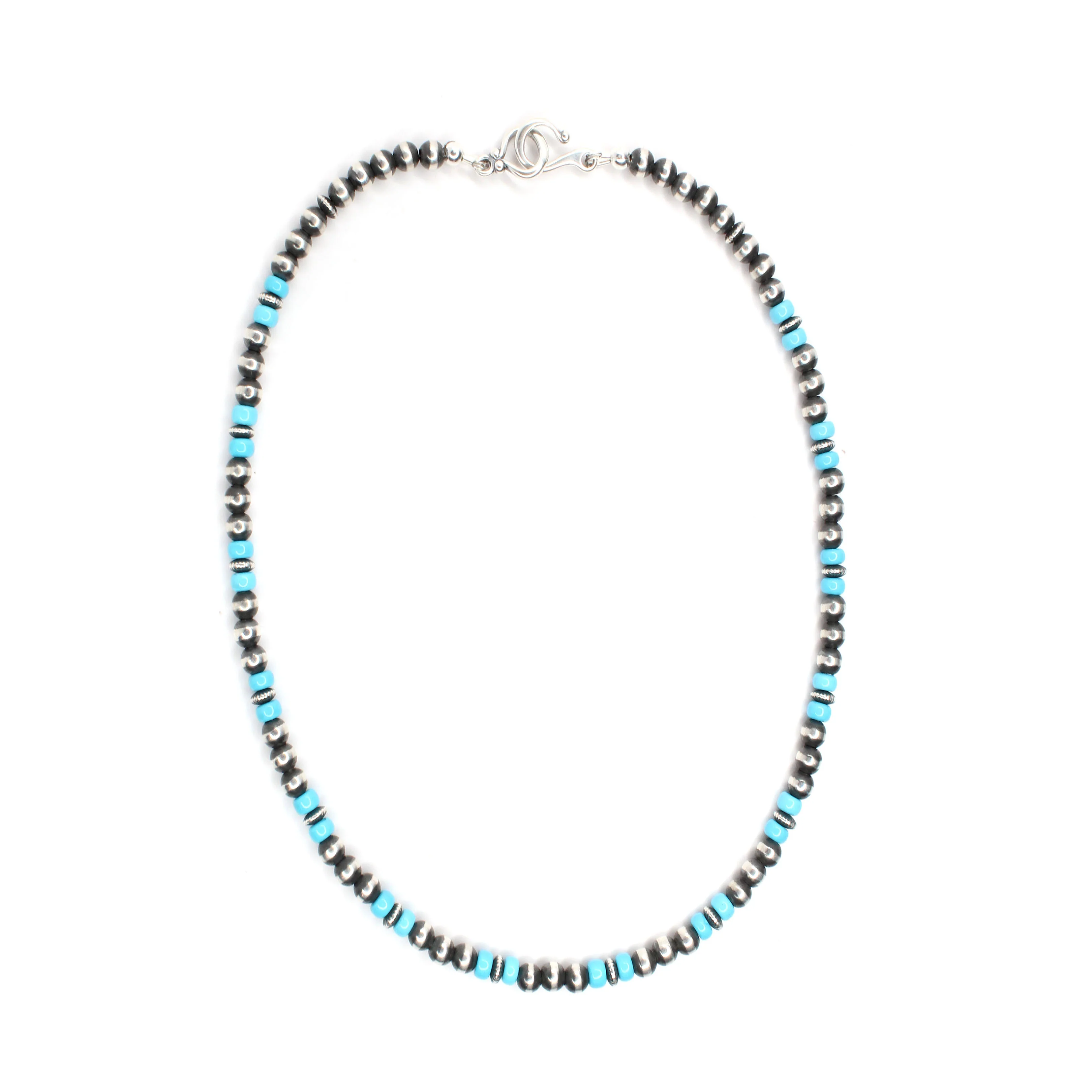 4mm Navajo Pearls - Sleeping Beauty