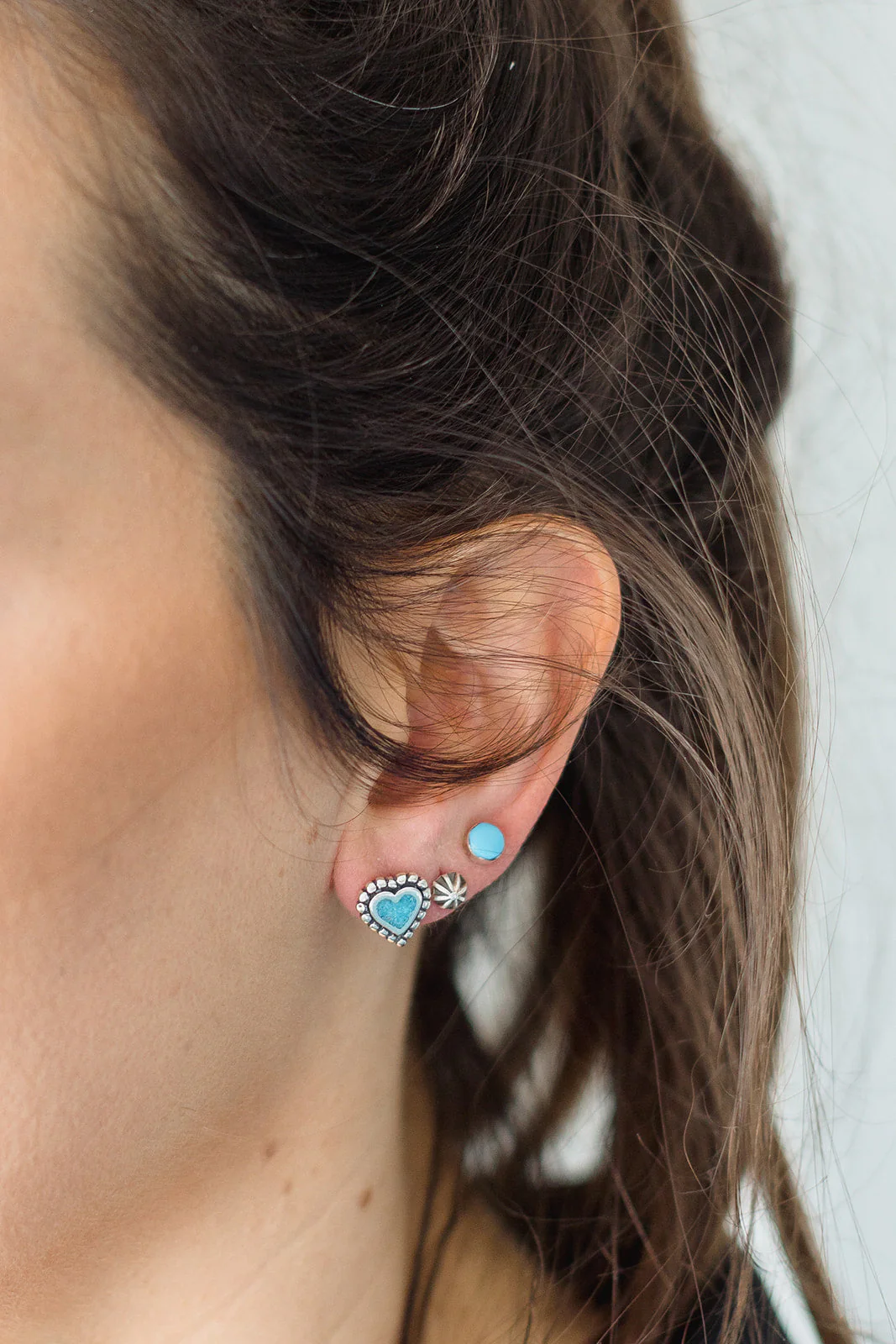 6mm Turquoise Studs - Image 2