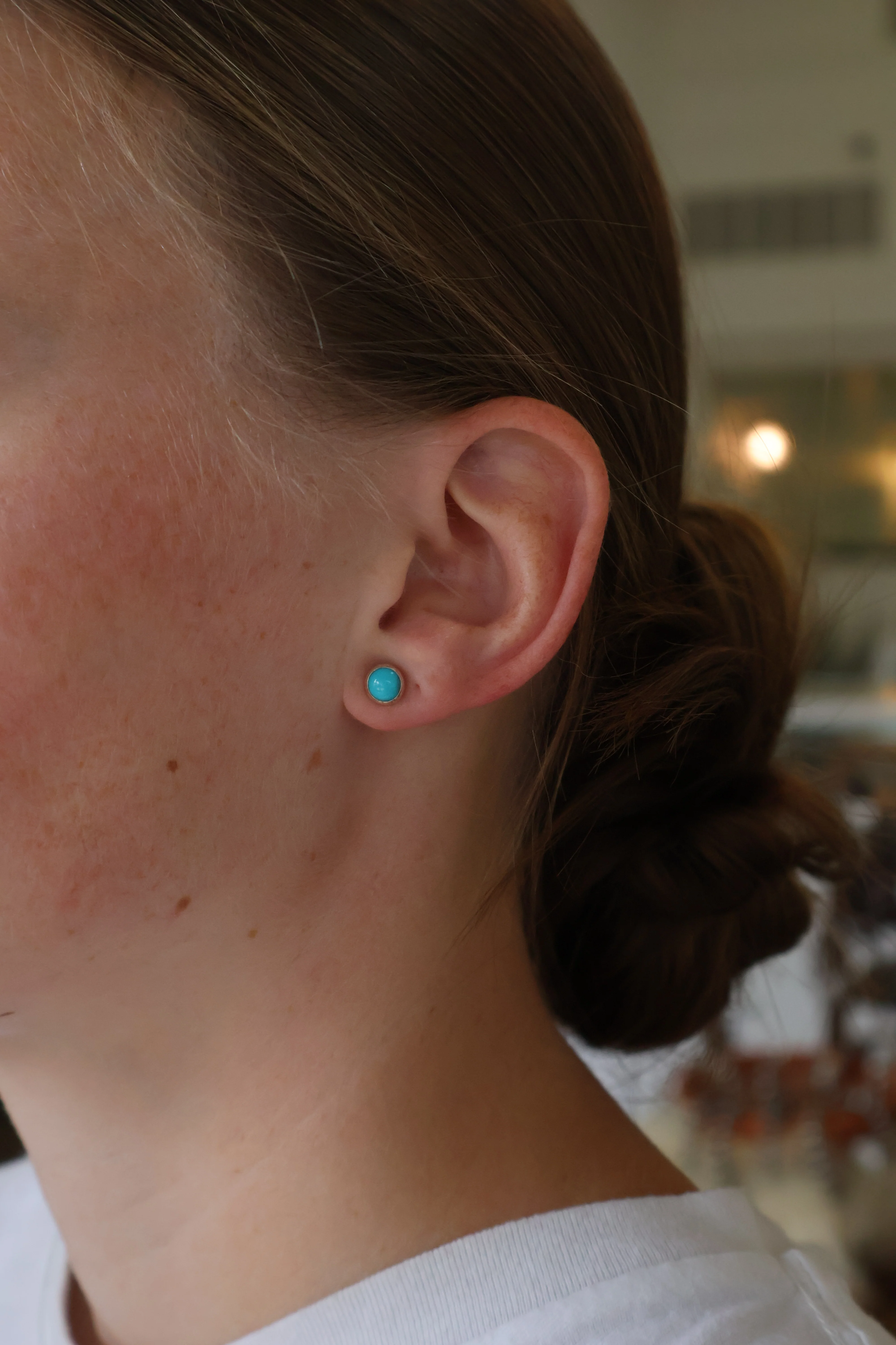 5mm Turquoise Studs - Image 2