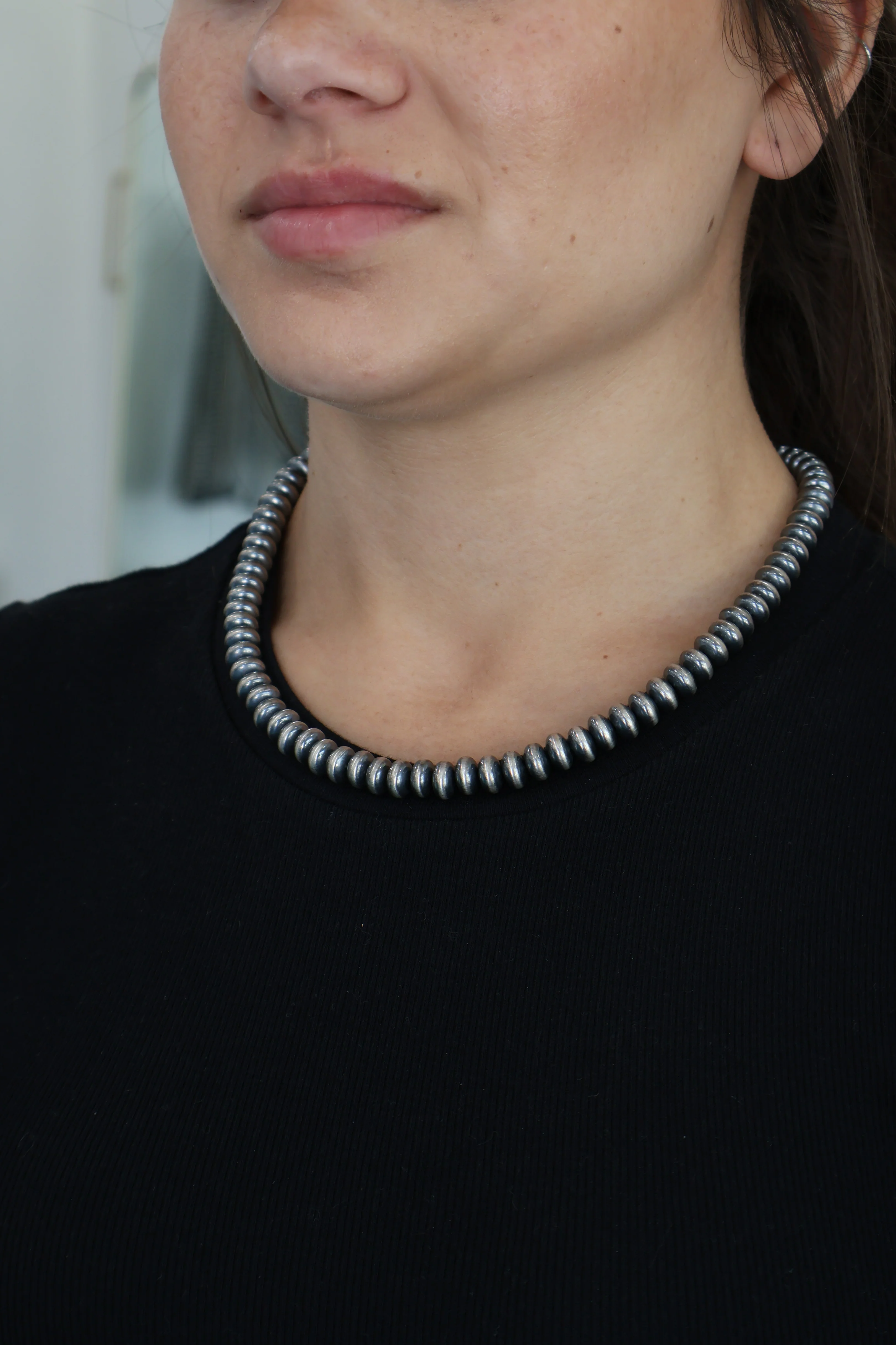 9mm Rondelle Navajo Pearls - Image 2