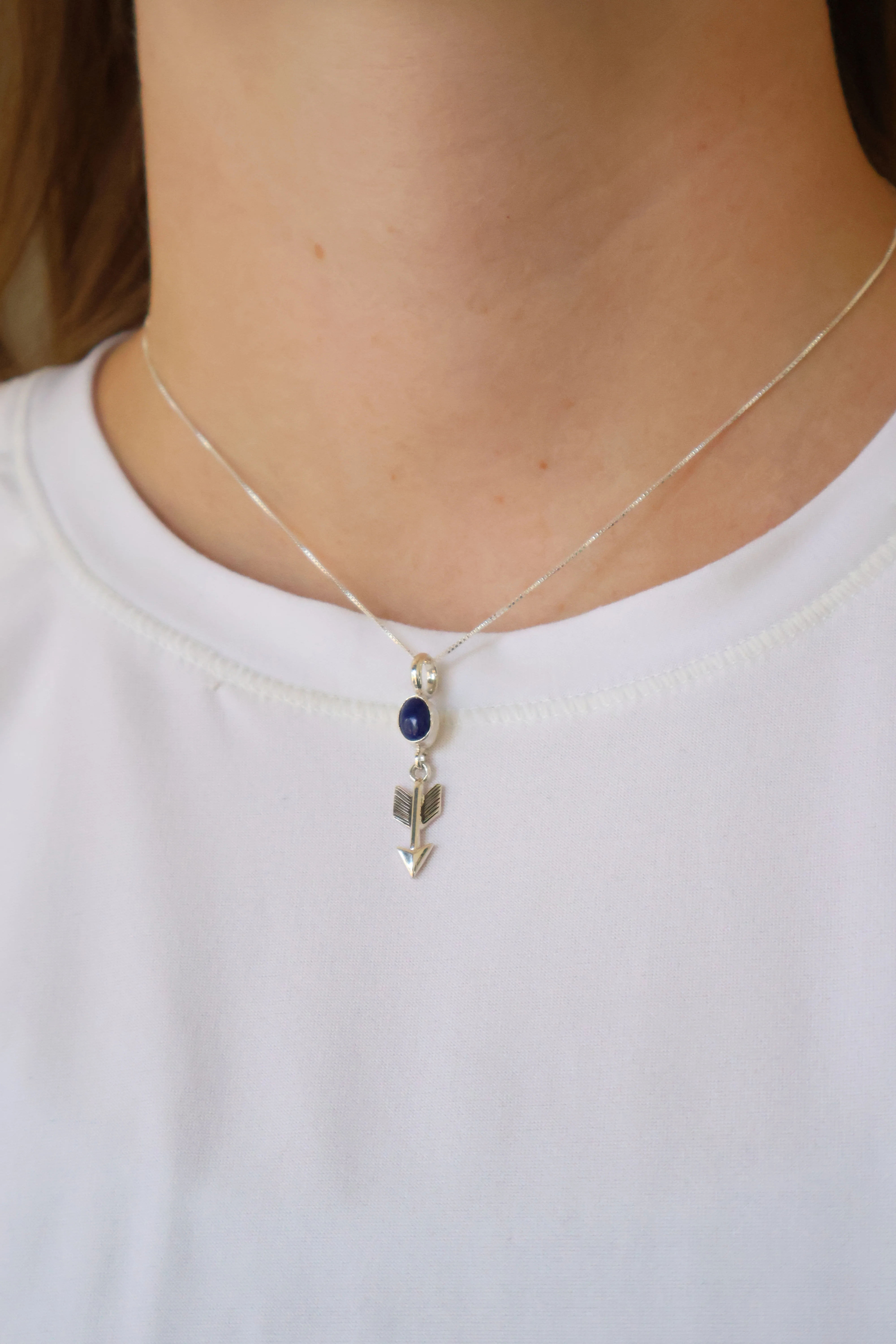 The Aaliyah - Lapis (Pendant w/ chain) - Image 2