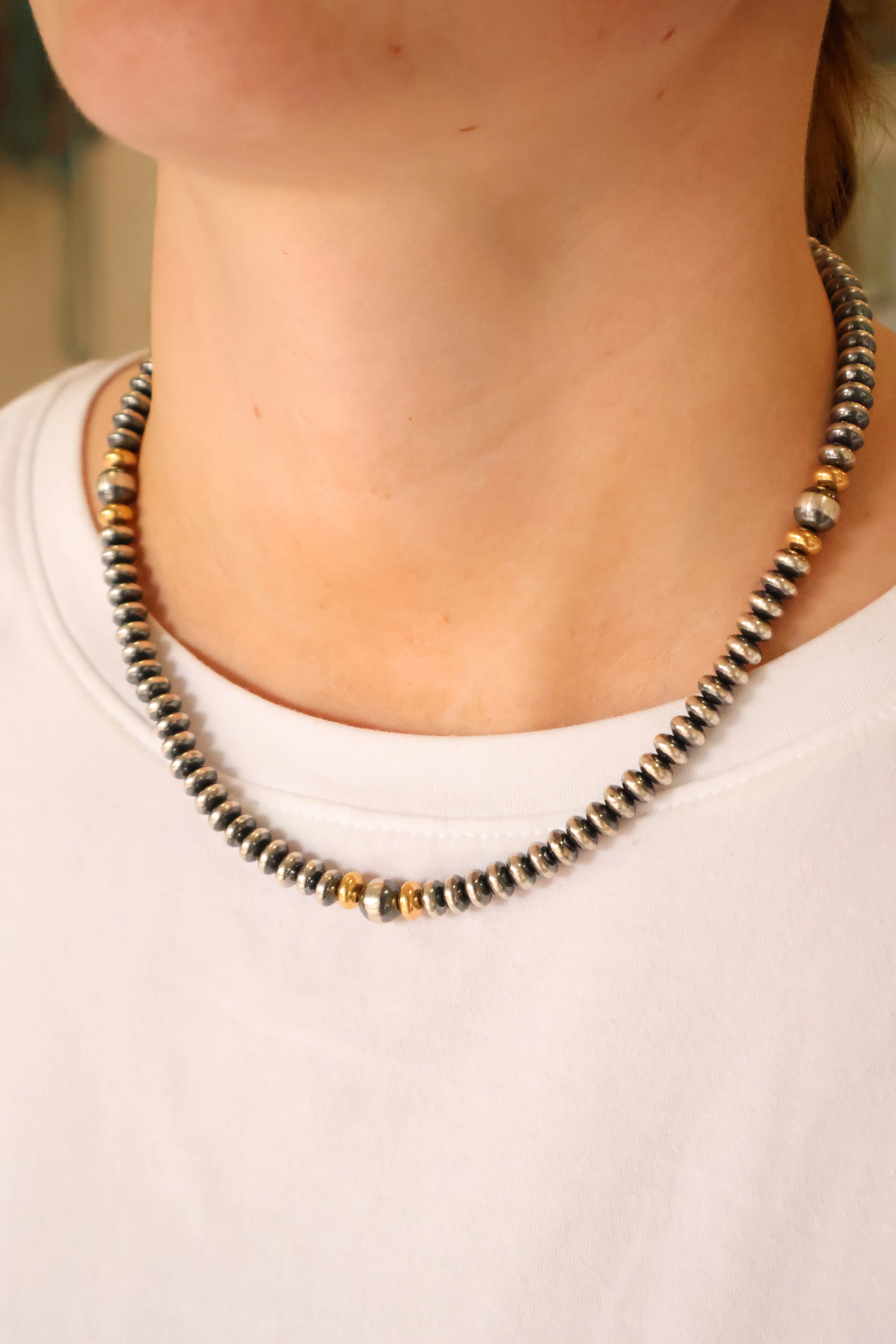 7mm Saucer Machine Made Pearls- Gold Dipped - Image 2