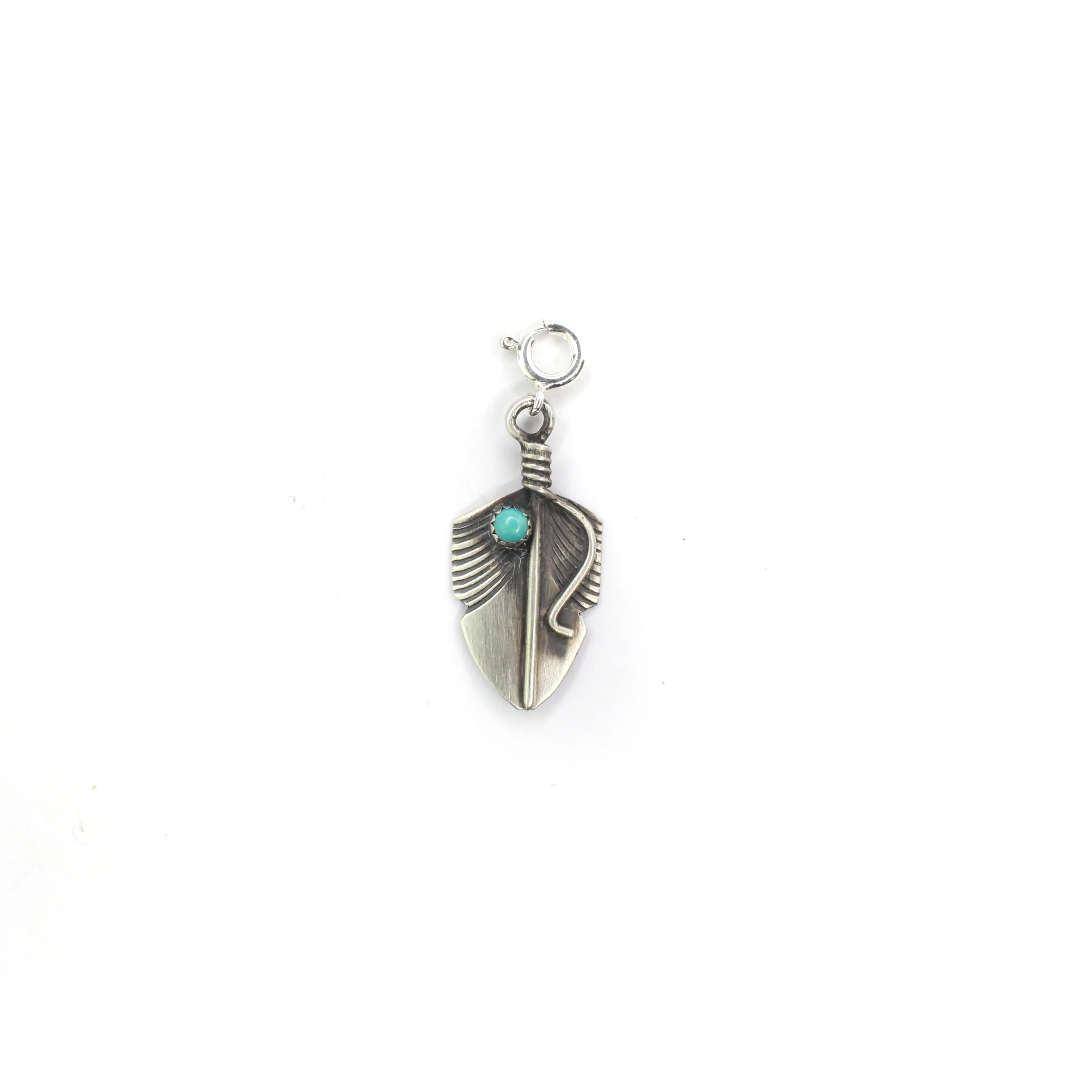The Feather Charm - Turquoise