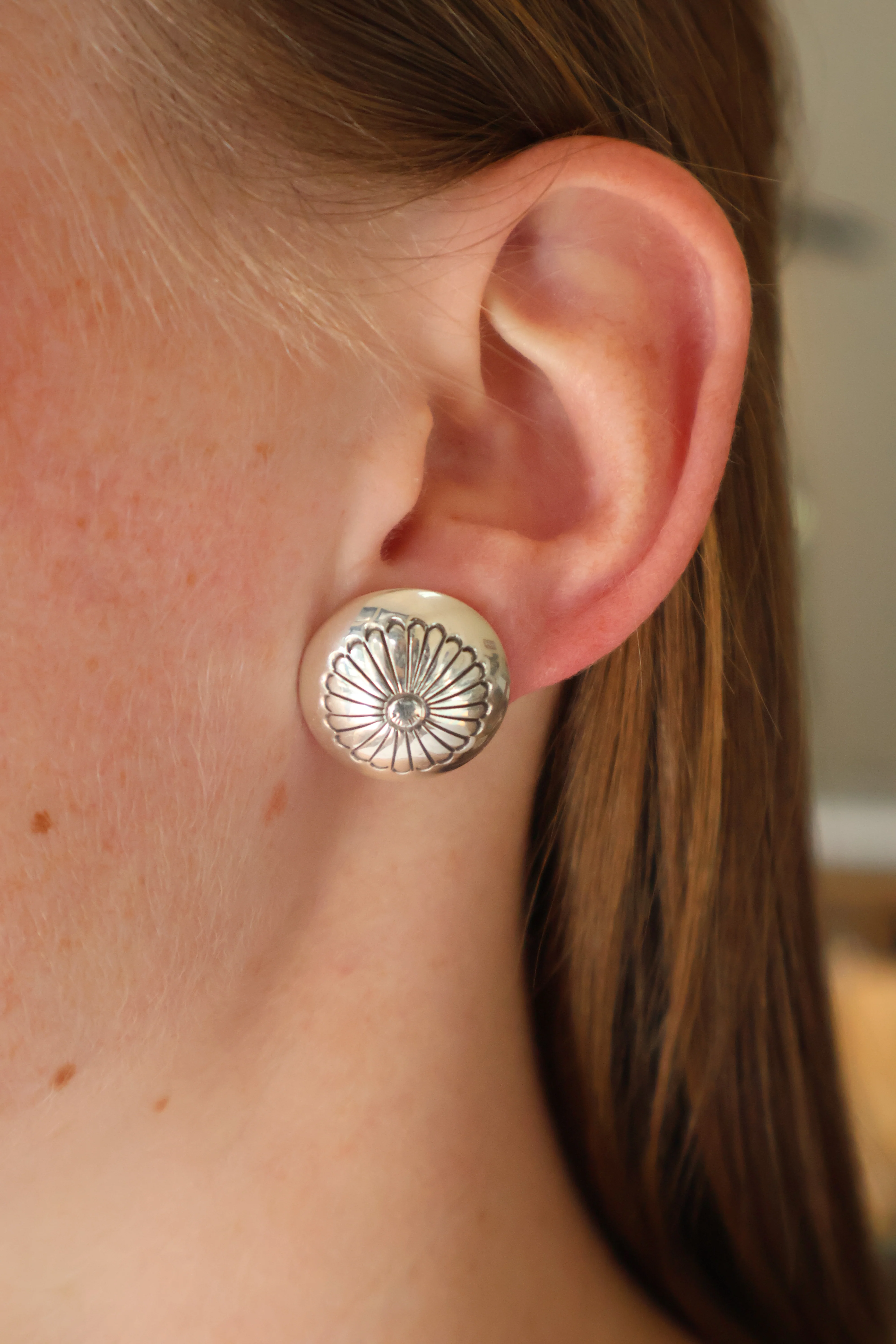 The Daisy Button Earrings - Image 2