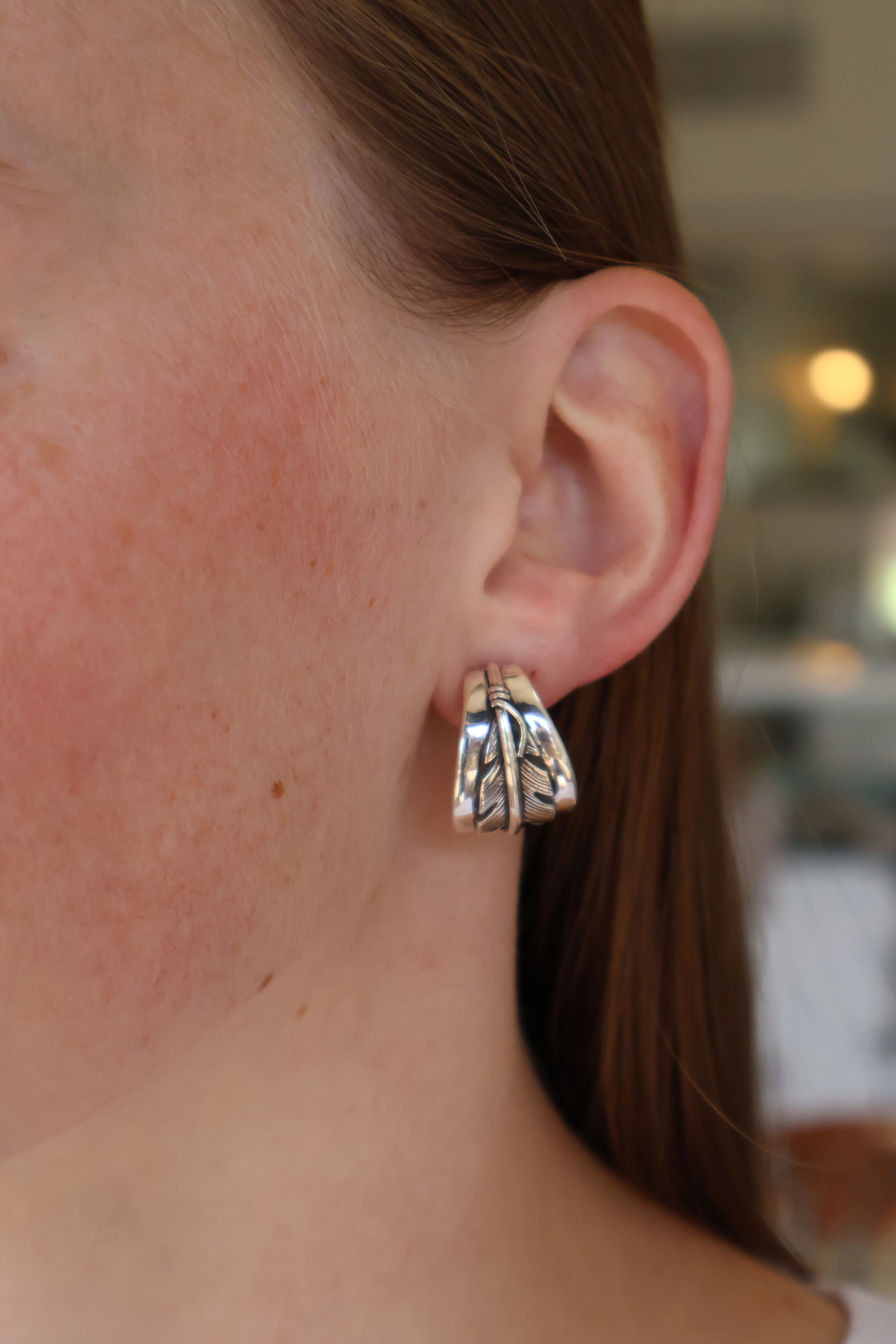 The Plumas- Feather Hoops - Image 2
