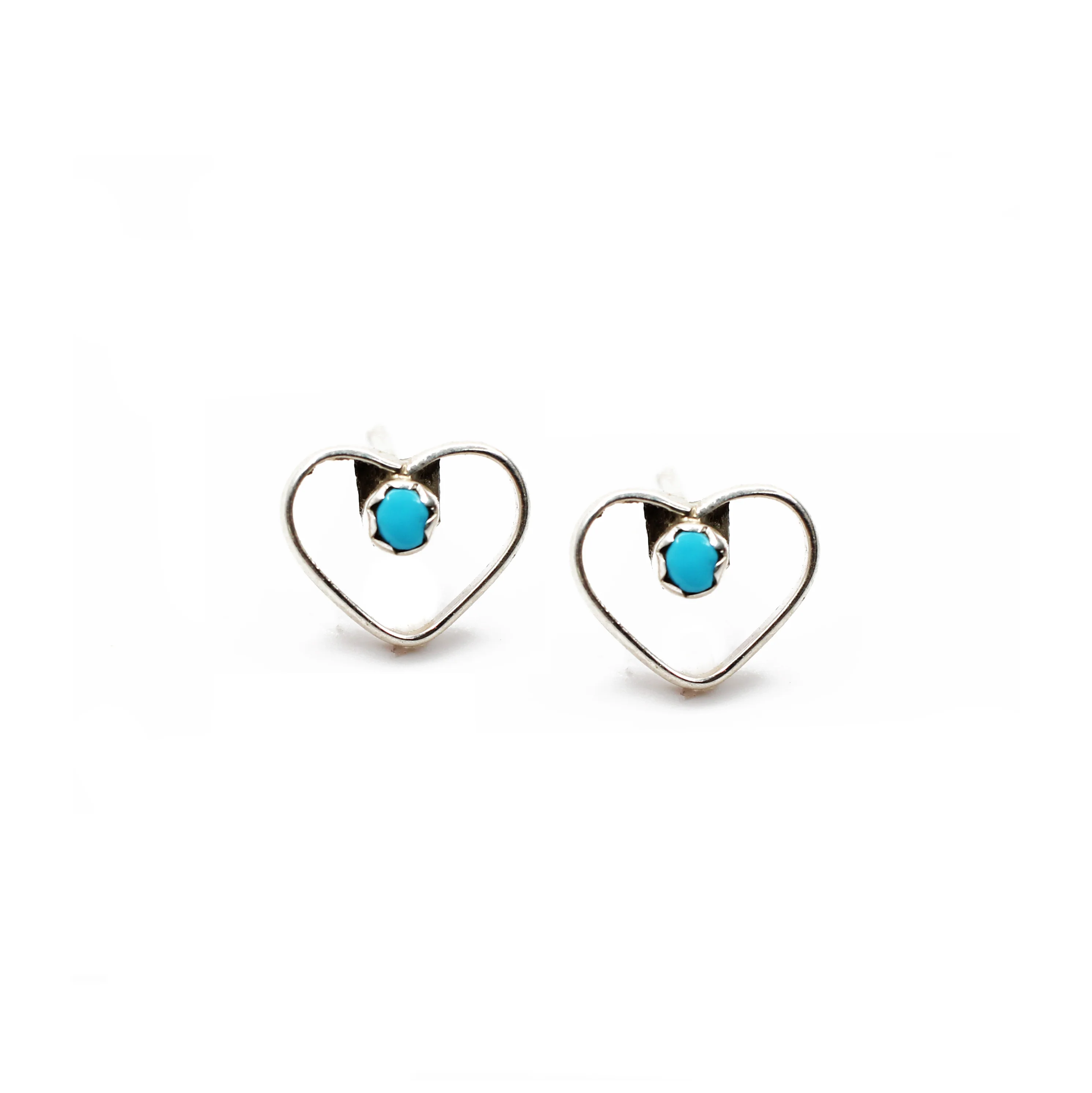 The Simple Wire Heart Studs
