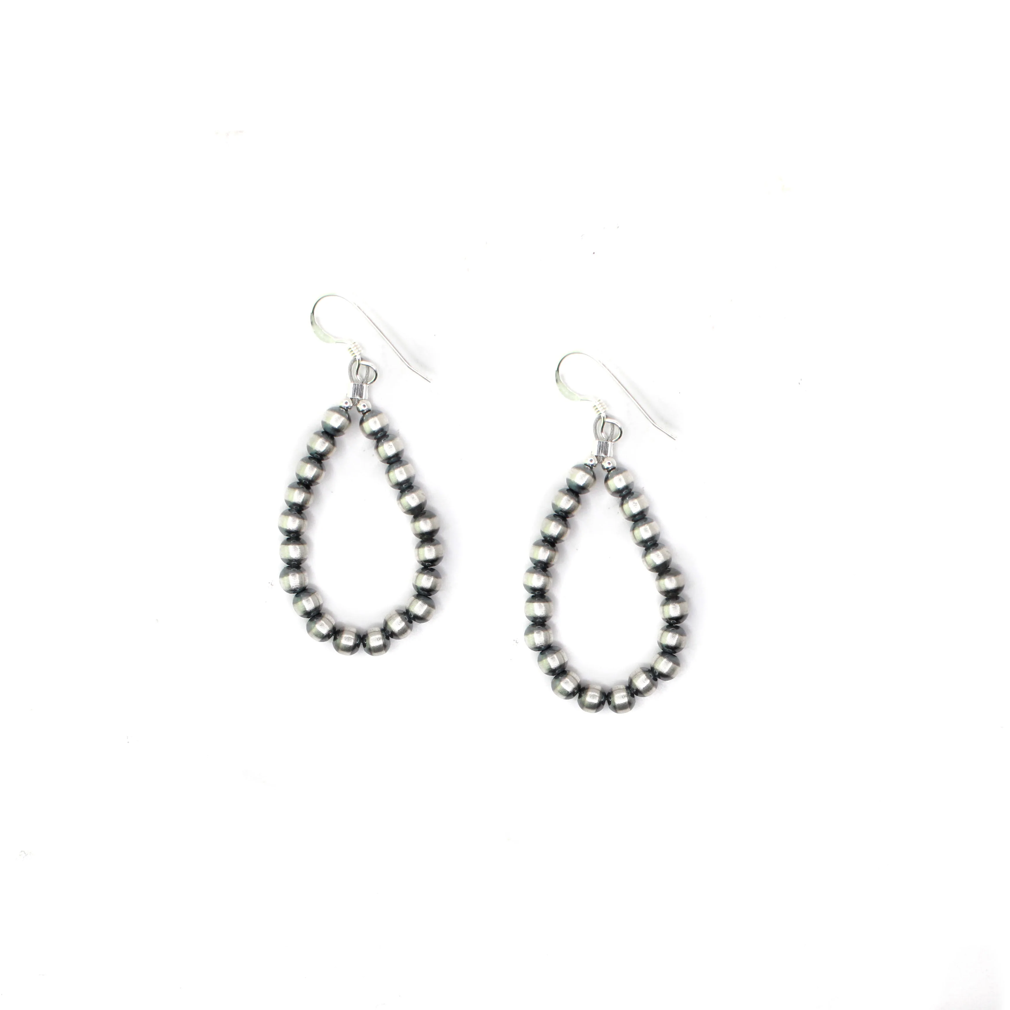 4mm Machine Made Pearl Earrings- 2"