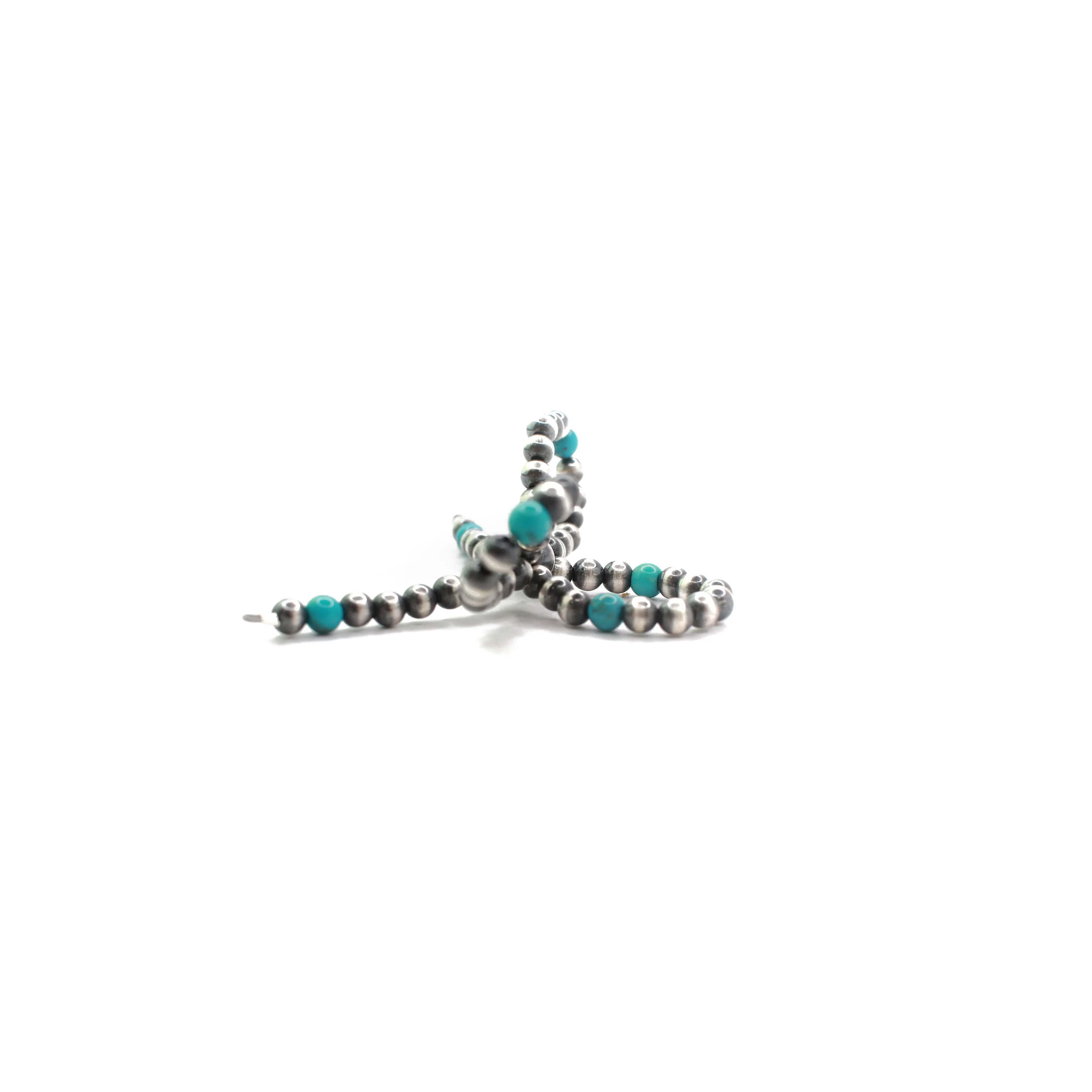 Navajo Pearl Bow Ring (5-7) - Turquoise - Image 3