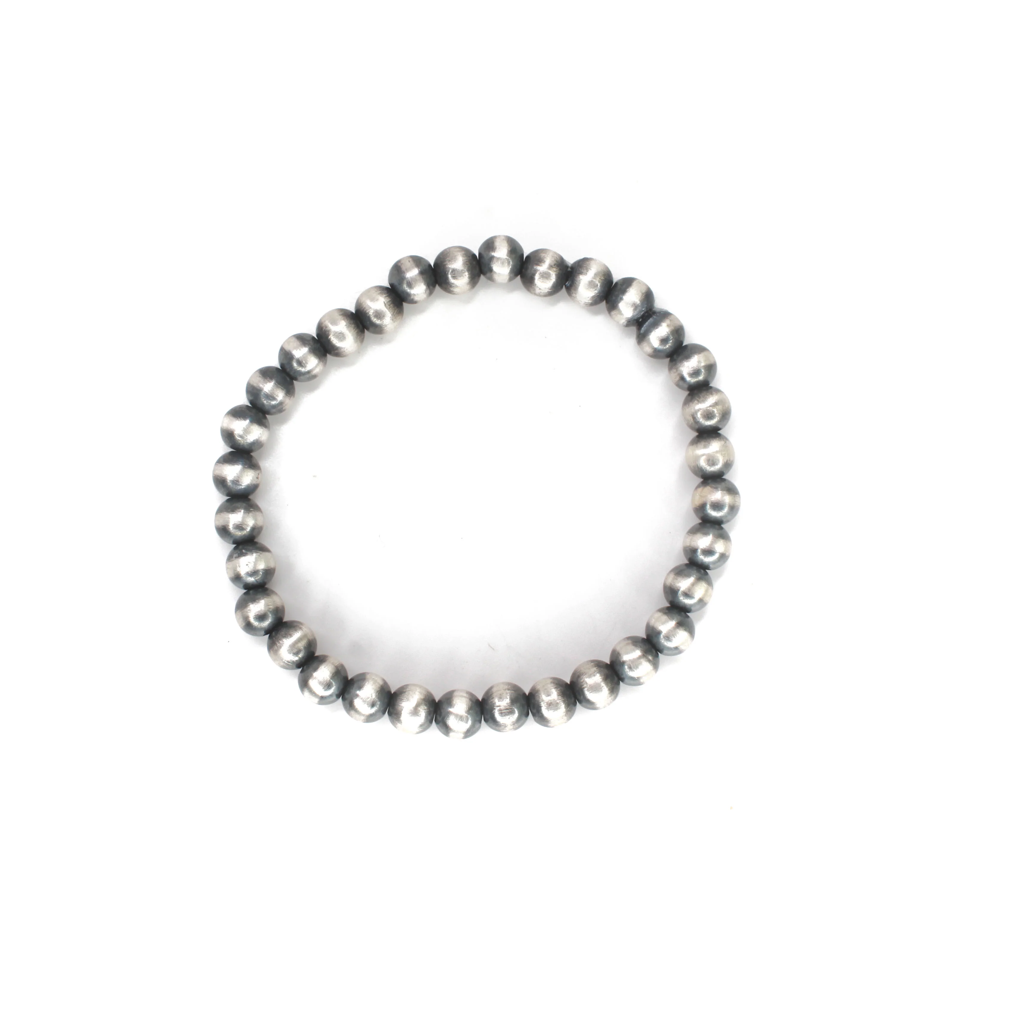 Navajo Pearl Stretch Bracelet - 6mm