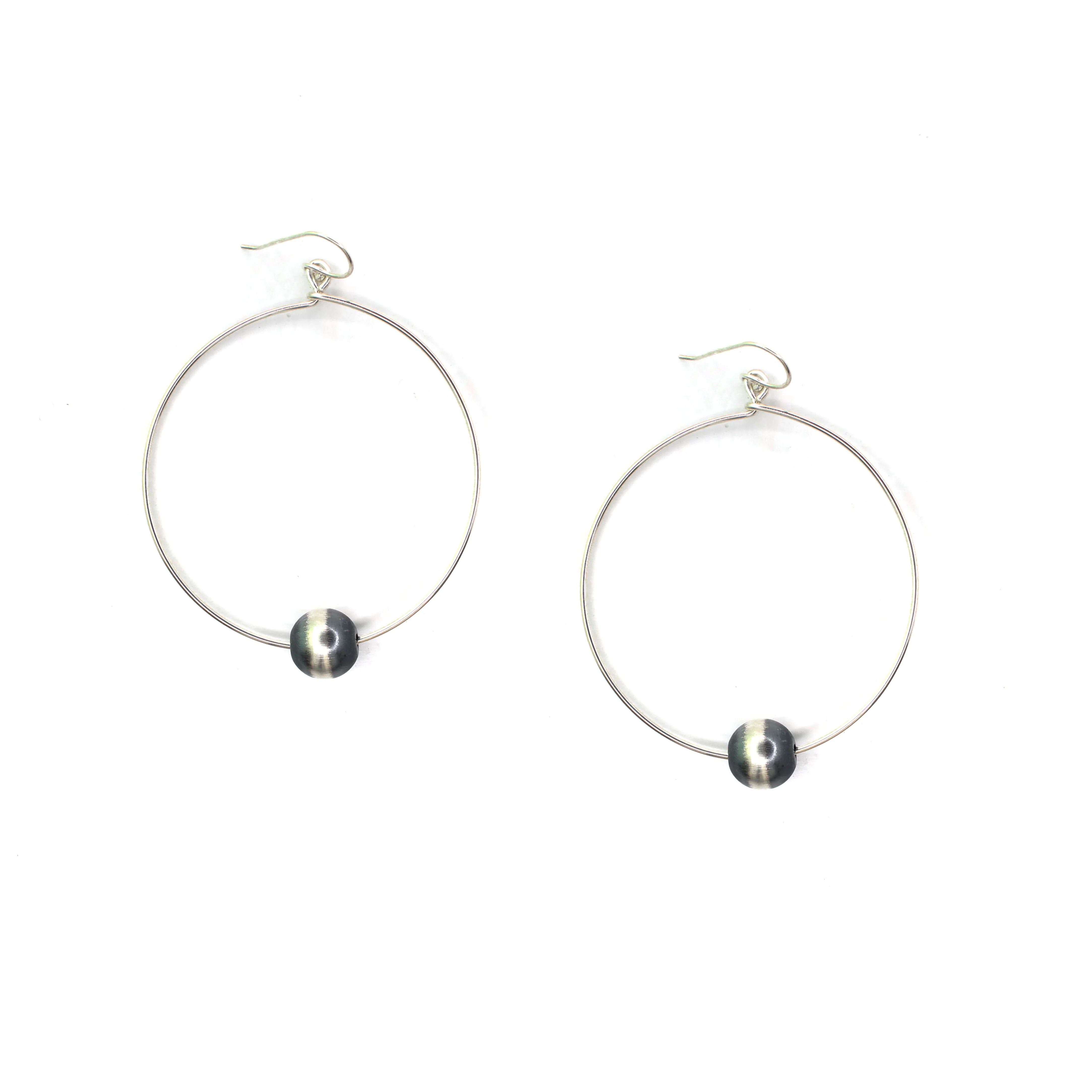 12mm Navajo Pearl Hoops
