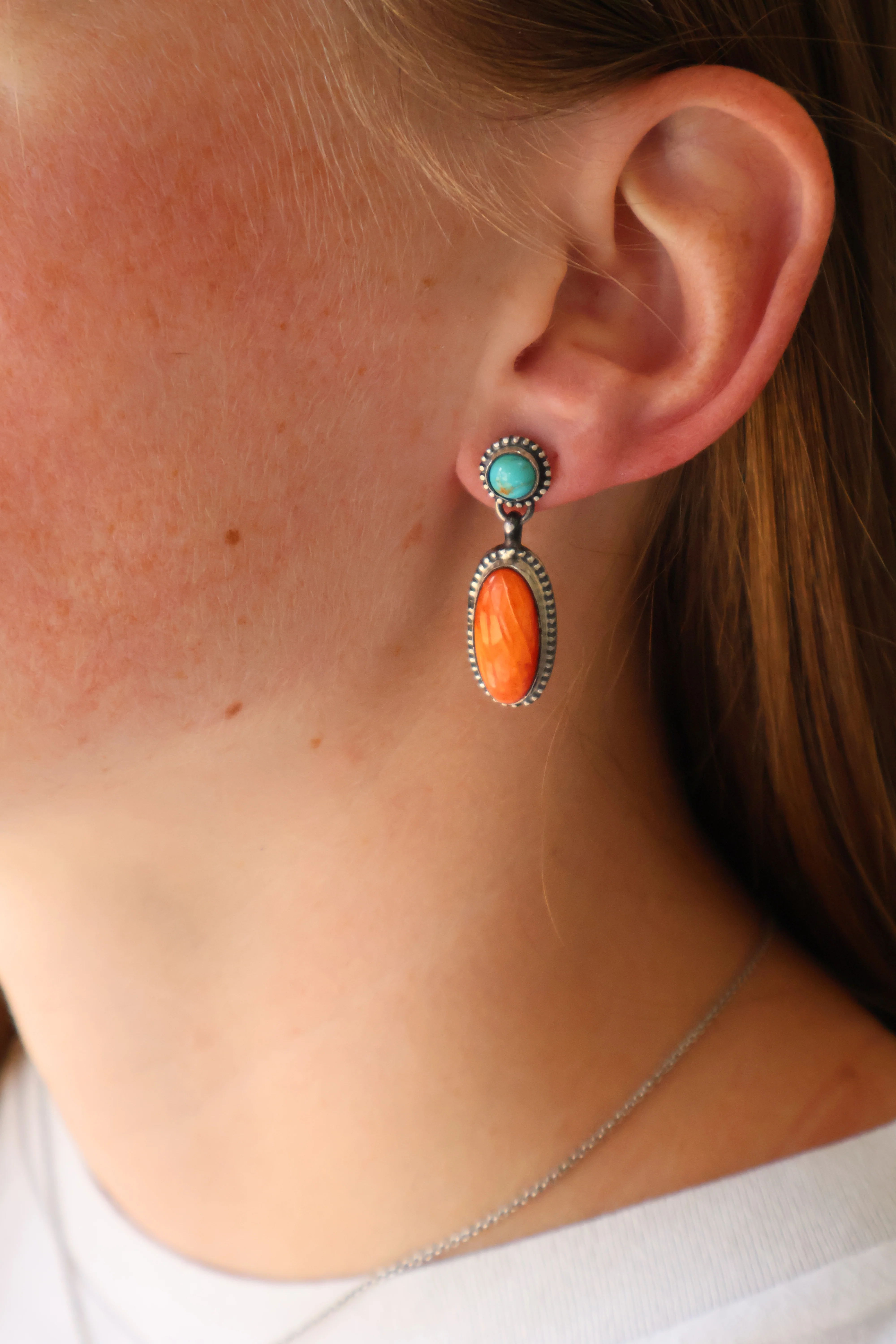 The Jens- Orange Spiny and Kingman Turquoise - Image 2