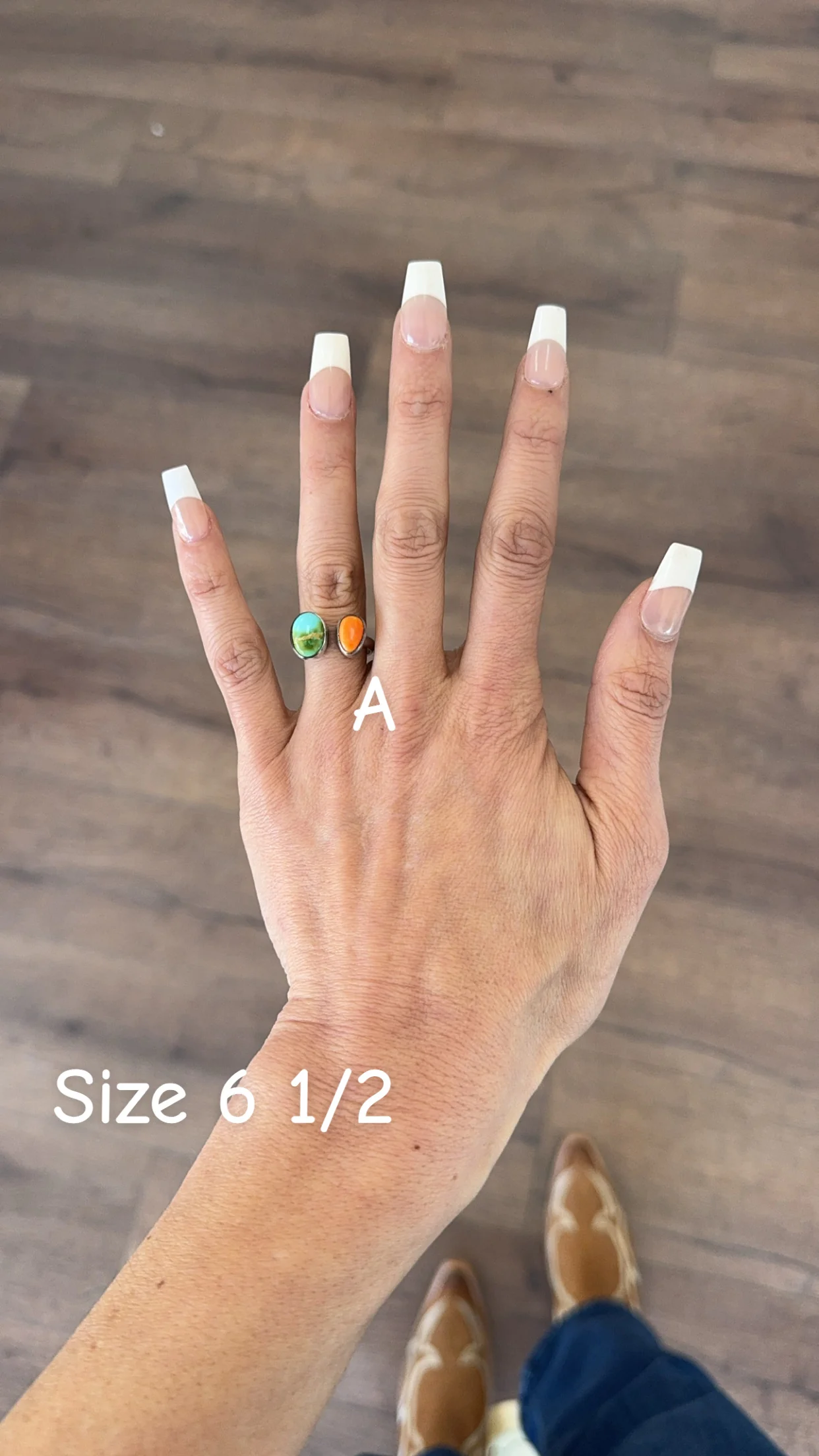 The Marigold- Orange Spiny & Sonoran Turquoise - Image 3
